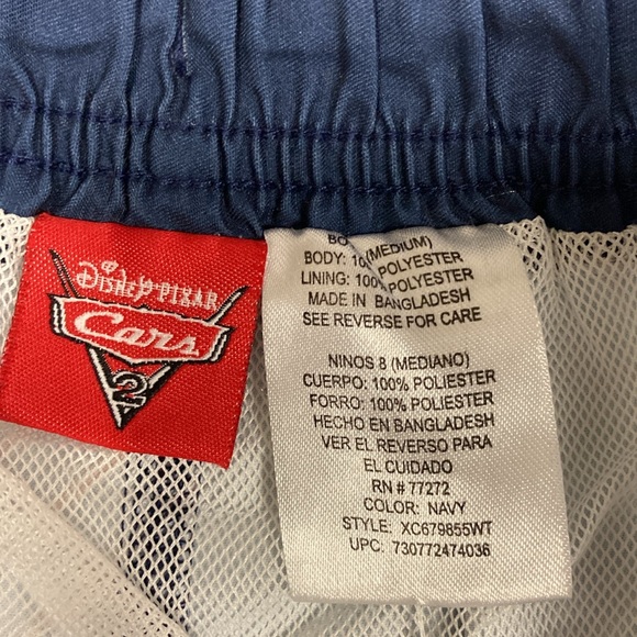 NWT Disney Pixar cars tow mater fin mcmissle swim trunks medium 8 - Picture 8 of 12